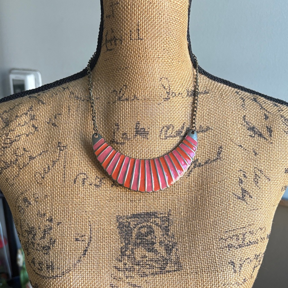 Striped Necklace Bib